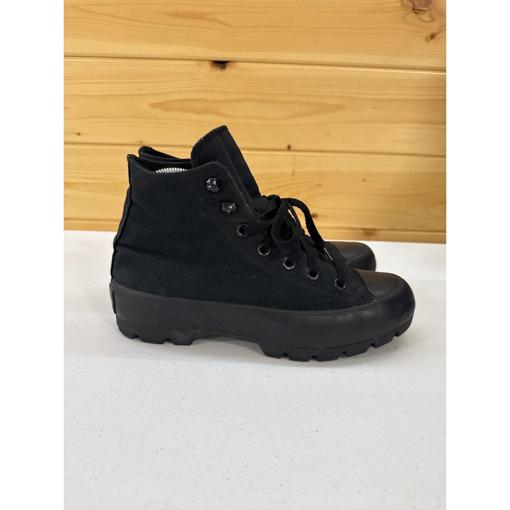 Converse Black High-Top Platform Sneakers